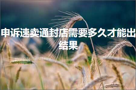 璺ㄥ鐢靛晢鐭ヨ瘑:鐢宠瘔閫熷崠閫氬皝搴楅渶瑕佸涔呮墠鑳藉嚭缁撴灉